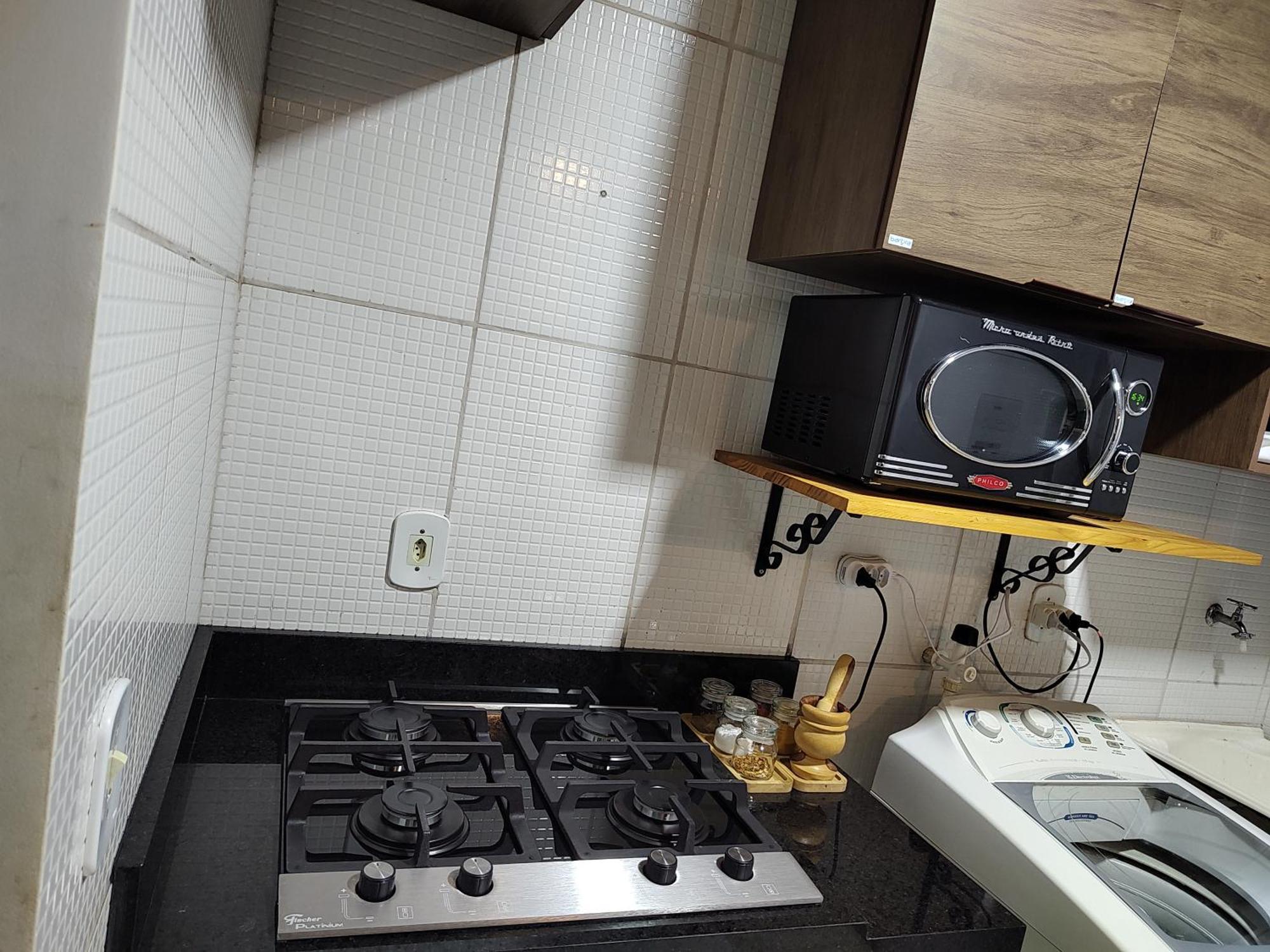Apartamento Queen L Ar Cond L Tvs Smart L Wi-fi L Cozinha Completa L Garagem